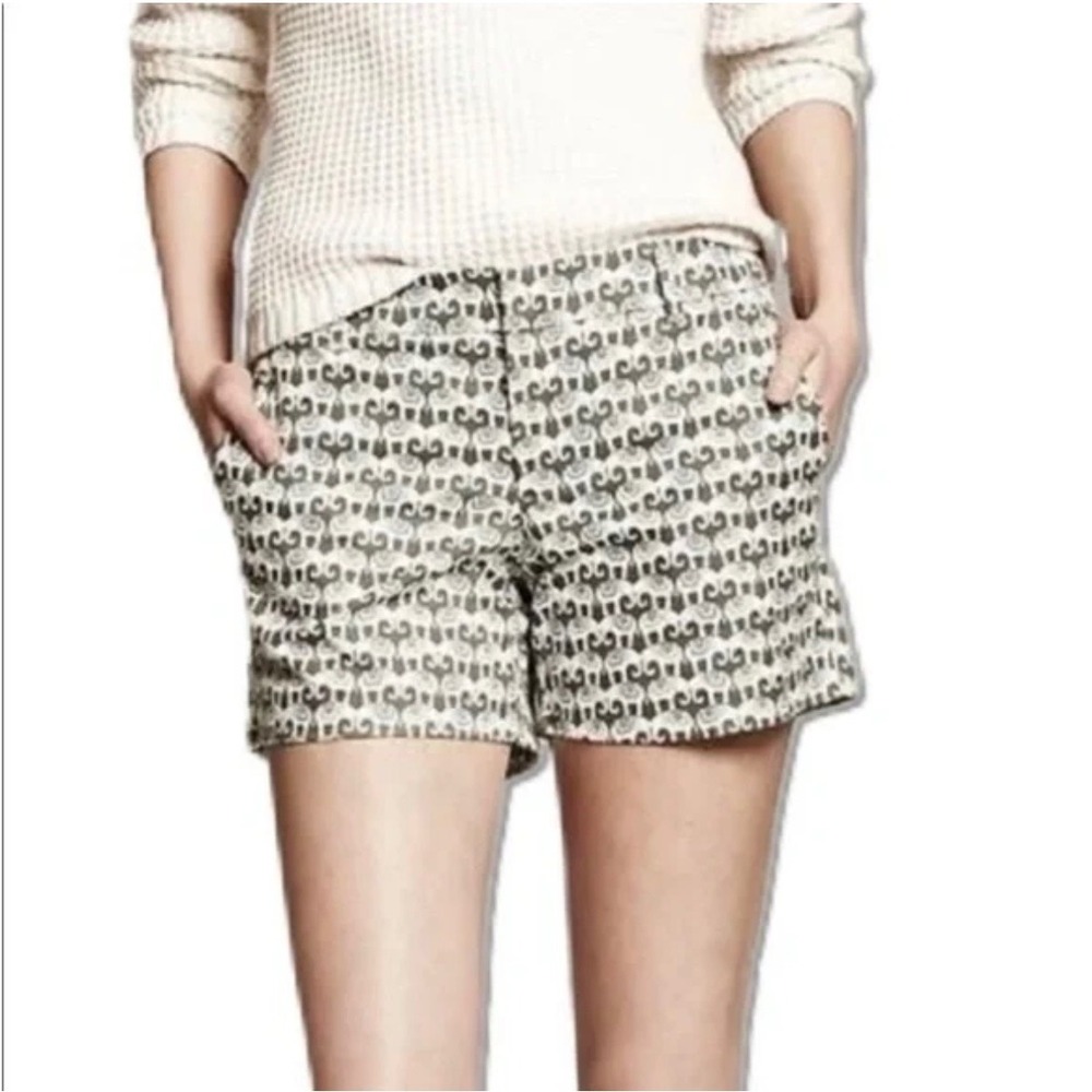 Banana Republic‎ Elephant Print Shorts Casual Everyday Size 6P